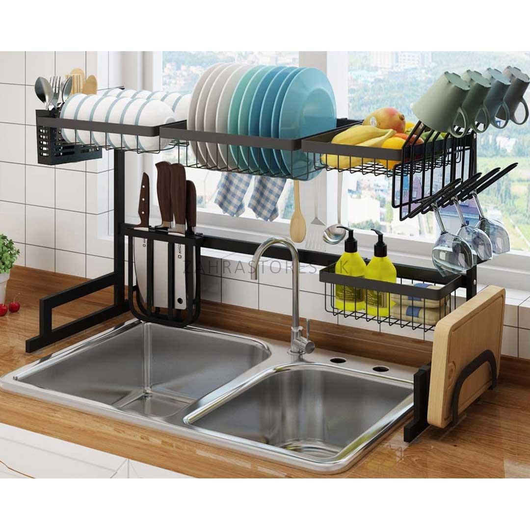 Adjustable Over The Sink Storage Rack