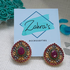 3Pc Earrings Pendant & Ring Tear Drop 715/24