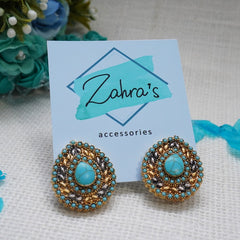 3Pc Earrings Pendant & Ring Tear Drop 715/24