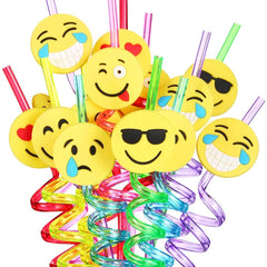 Cartoon Reusable Straws pack of 4