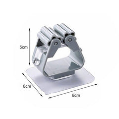 Sticky Wall mounted Mop, Pole, Spatula Holder Clip