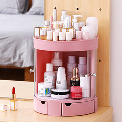 Dressing Table Organizer with 2 Rotating Jewelry Drawers