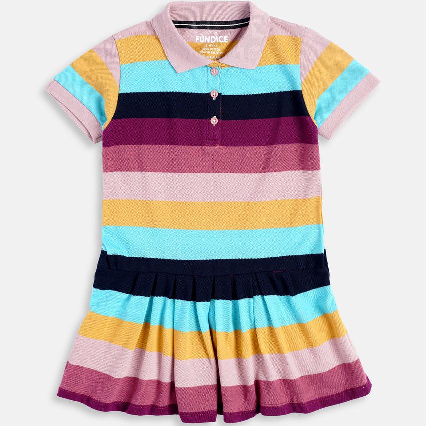 Yellow Stripes Frock