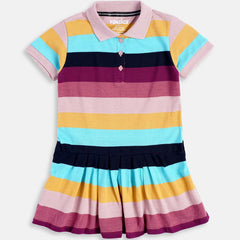 Yellow Stripes Frock