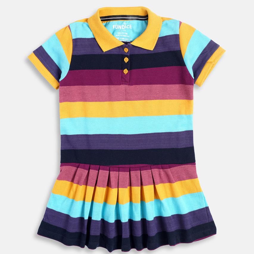 Yellow Stripes Frock