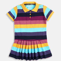 Yellow Stripes Frock