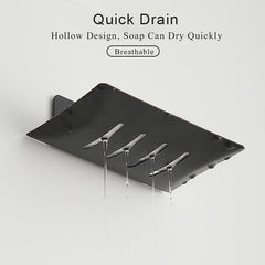 Drill Free Metal Soap Holder