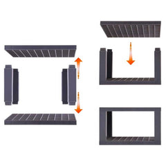 Paint Brush Holder Organizer 96 Slots