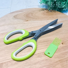 Vegetable Scissor With Cleaning Brush