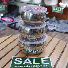 Handi Style Stainless Steel Solid Air Tight Boxes 3