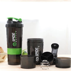 BPA Free Portable Protein Powder Fitness Sports Shaker Bottle