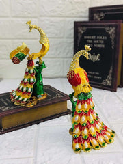 Pecock Figurines For jewelry Storage Medium