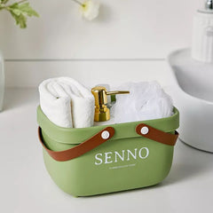 Portable Bathroom Storage Basket(green)