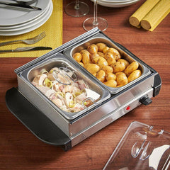 HE HOUSE 2 Dish Buffet Serving Set