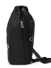 Travel Drawstring Bag (Black)