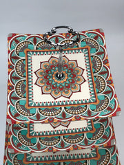 3 Tier Melamine Floral Serving Tray