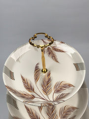 3 Tier Melamine Floral Serving Tray