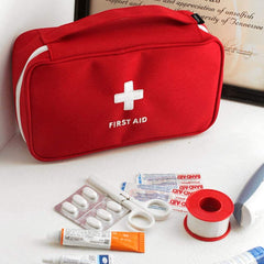Portable Medicine Box (Red)
