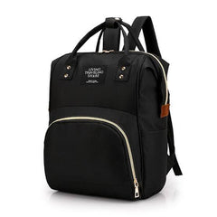 Living Traveling Share Multi-Function Waterproof Baby Diaper Bag(Black)