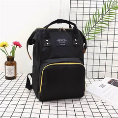 Living Traveling Share Multi-Function Waterproof Baby Diaper Bag(Black)