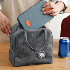 Delicate Texture Water-resistant thermal Insulated Lunch Bag
