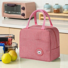 Delicate Texture Water-resistant thermal Insulated Lunch Bag