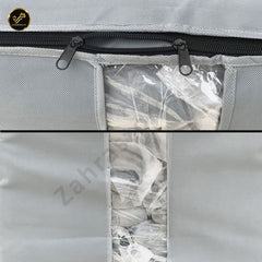 120GSM Cloth Storage Bags Pack of 4 (LIGHT GREY)