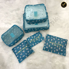 6 Pcs Waterproof Travel Storage Bag