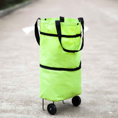 Collapsible Oxford Bag With Wheels