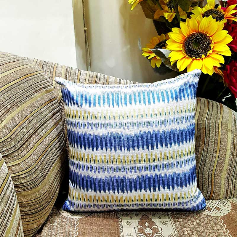 Pure Cotton Zig zag Pattern Cushion Covers With out Filling