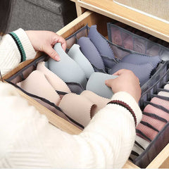 6 grids ladies undergarments organizer