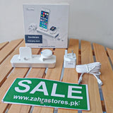 Sandstrom Apple iPhone & watch charging dock - White