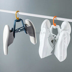 Multifunctional 4 hooks rotating hanger