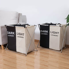 2 Section Laundry Basket
