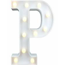 Led Battery Operated Alphabets