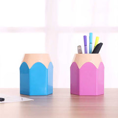 Creative Pencil Shaped Pen & Makeup Brushes Holder
