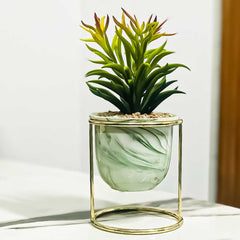Nordic Creative Succulent Flower Pot Marble Pattern