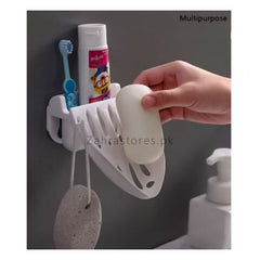 2 Pcs Wall Mounted Multi Accessories Holder