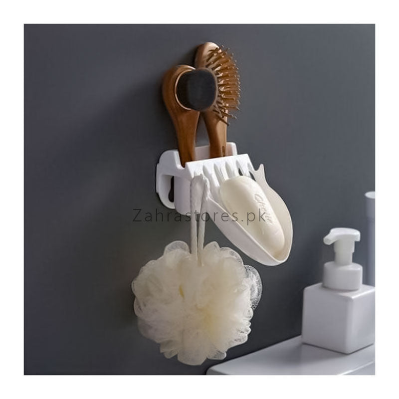 2 Pcs Wall Mounted Multi Accessories Holder