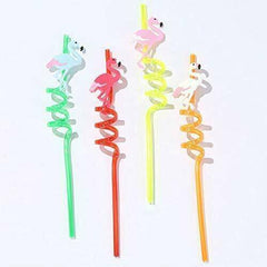 Cartoon Reusable Straws pack of 4