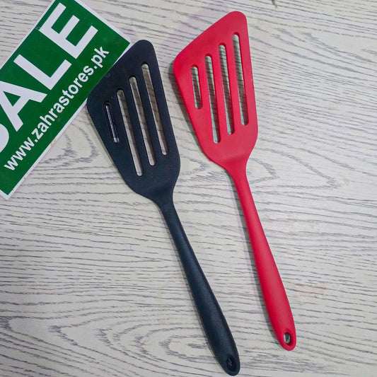 Silicone Slotted Spatula, Seamless Design, Flexible Heat-Resistant