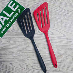Silicone Slotted Spatula, Seamless Design, Flexible Heat-Resistant