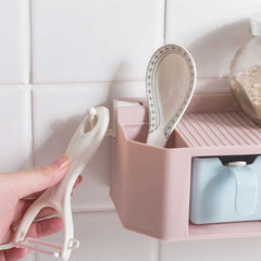 Wall Mounted Dustproof Spices Organizer