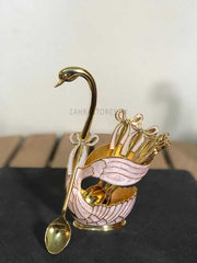 Luxury Swan Tea Spoons Set