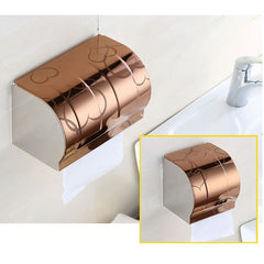 Chrome Painted Steel Toilet Paper Holder