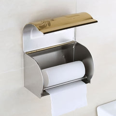 Chrome Painted Steel Toilet Paper Holder