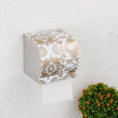 Chrome Painted Steel Toilet Paper Holder