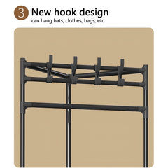 Multi Layer Cloth Corner Rack