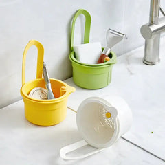 2IN1 Sink Drain Faucet Hanging Basket