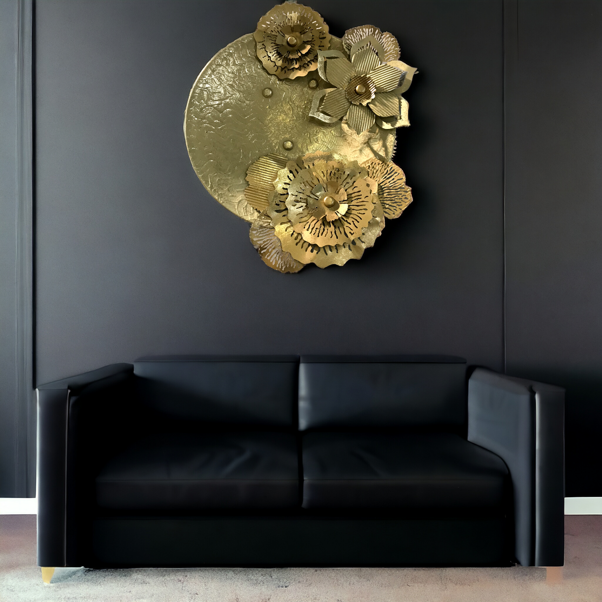 Metal Wall Hanging Flower-GM166